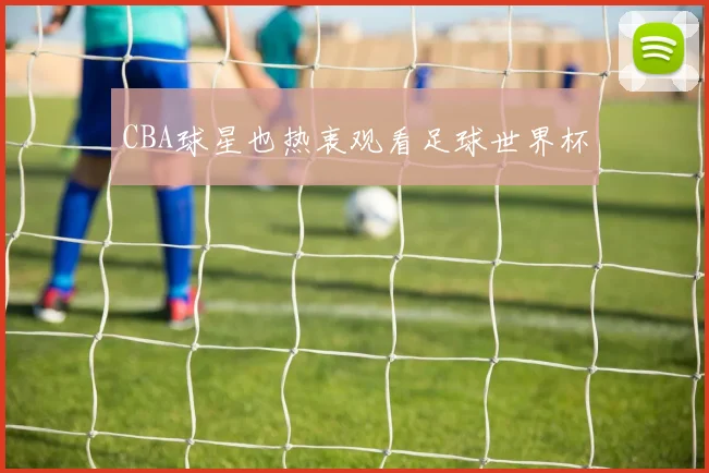 CBA球星也热衷观看足球世界杯